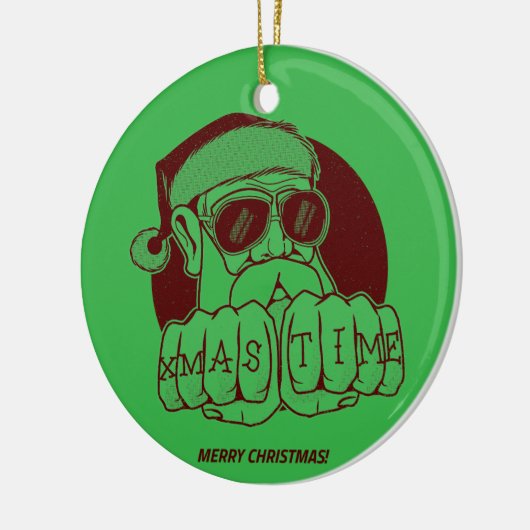 Xmas Time Ceramic Ornament (Links)