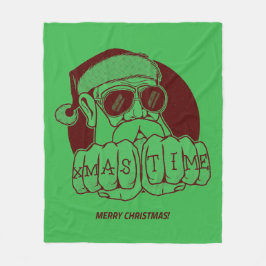 Xmas Time Fleece Blanket Deken
