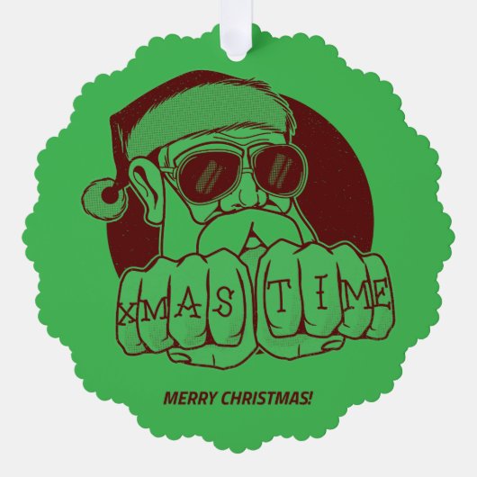 Xmas Time Paper Ornament (Voorkant)