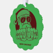 Xmas Time Paper Ornament Kaart (Links)