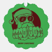 Xmas Time Paper Ornament Kaart (Voorkant)