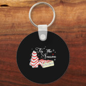 Xmas Tis' The Season Christmas Tree Cakes Debbie B Sleutelhanger (Voorkant)