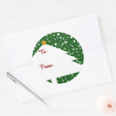 Xmas Tree Gift Sticker (Envelop)