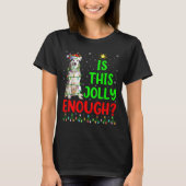 Xmas Tree Is This Jolly Enough Alaskan Malamute Ch T-shirt (Voorkant)