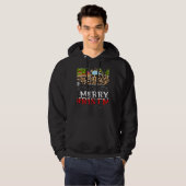 Xmas Tree Leopard Plaid Truck Merry Christmas   Hoodie (Voorkant volledig)