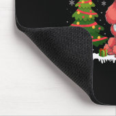 Xmas Tree Lights Poedel Hond Kerstman Hoed Kerst S Muismat (Hoek)