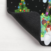 Xmas Tree Lights Santa Hat Musical Ukulele Guitar Muismat (Hoek)