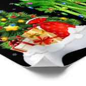 Xmas Tree Lights Santa Hat Vegetable Celery Christ Poster (Hoek)