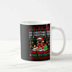 Xmas Tree Ornamenten zijn geschiedenis trui Duitse Koffiemok