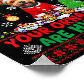 Xmas Tree Ornamenten zijn geschiedenis trui Norwic Poster (Hoek)