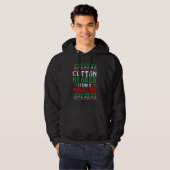 Xmas Trees Holiday Costume Santa Headed Ugly Chris Hoodie (Voorkant volledig)