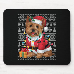 Xmas trui stijl lelijke Santa Cairn terriër hond C Muismat