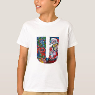 XMAS U BRIEF/SANTA CLAUS MET VIOLIN MONOGRAM T-SHIRT