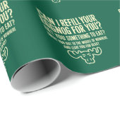 Xmas Vacation Kan ik uw eierpunch voor u bijvullen Cadeaupapier (Rol Hoek)