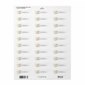 Xmas | Vakantie-Adresetiketten Etiket (Full Sheet)