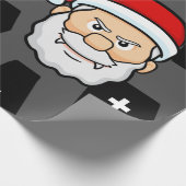 xmas vampire santa claus coffins cadeaupapier (Hoek)