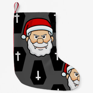 xmas vampire santa claus coffins kleine kerstsok