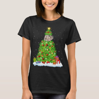 Xmas Verlichting Bijpassende Grappige Engels Sette T-shirt