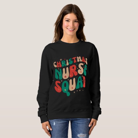 Xmas Verpleegster Squad Trui (Voorkant volledig)