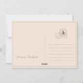 Xmas Vreugde Kerstmis Familie Foto Vakantie Kaart (Achterkant)