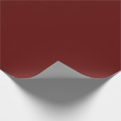 Xmas Wine Solid Color Cadeaupapier (Hoek)