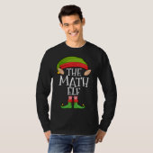 Xmas Wiskunde Elf Matching Kinder Kerstmis Familie T-shirt (Voorkant volledig)