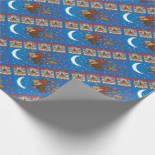 xmas witch Befana Cadeaupapier (Hoek)