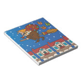 xmas witch Befana Notitieblok (Schuin)