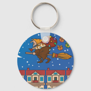 xmas witch Befana Sleutelhanger