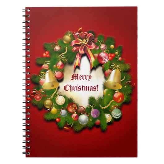  Xmas Wreath Notitieboek (Voorkant)
