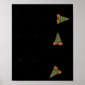 Xmas Ymas Zmas Tree Math Nerd Christmas Poster (Voorkant)