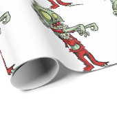 xmas zombie santa claus cadeaupapier (Rol Hoek)