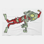 xmas zombie santa claus theedoek (Horizontaal)