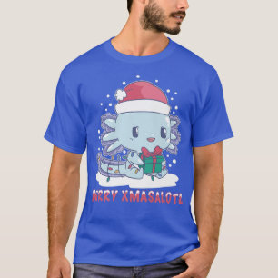 XmasAlotl Aolotl Merry Xmasalotl XMAS Tree Happy H T-shirt