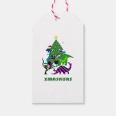 Xmasaurs Cadeaulabel (Voorkant)