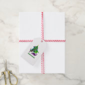 Xmasaurs Cadeaulabel (Met Touw)