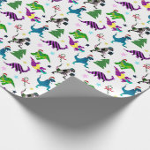 Xmasaurs Cadeaupapier (Hoek)
