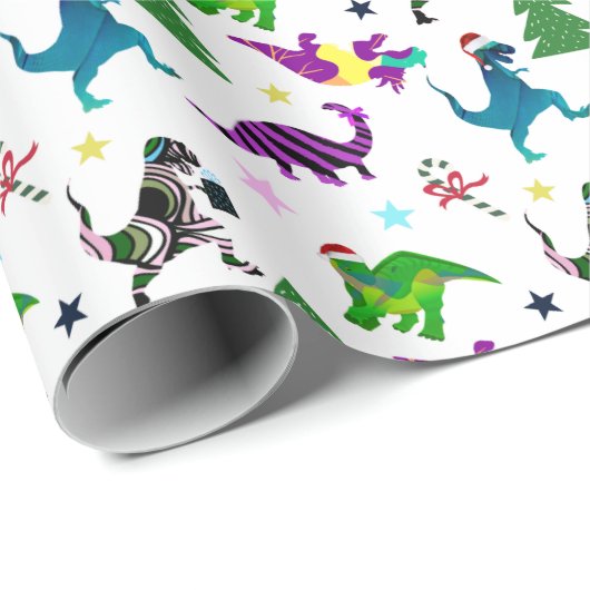 Xmasaurs Cadeaupapier (Rol Hoek)