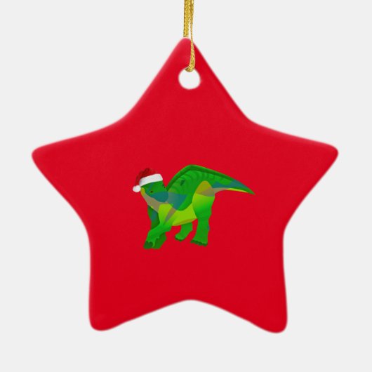 Xmasaurs Keramisch Ornament (Achterkant)