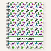 Xmasaurs Notitieboek (Voorkant)