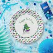 Xmasaurs Papieren Bordje (Feest)