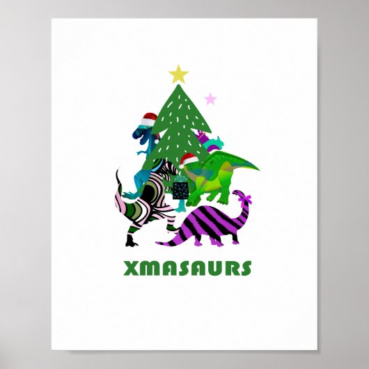 Xmasaurs Poster (Voorkant)