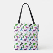Xmasaurs Tote Bag (Achterkant)