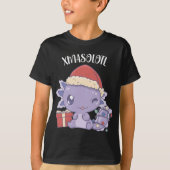 Xmasolotl Leuke Axolotl Kerstmis T-shirt (Voorkant)
