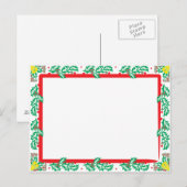 XmasPhotoPostcard Feestdagenkaart (Voorkant / Achterkant)