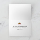 XmasSunrise-WheatenTerrier2 Feestdagen Kaart (Binnen)