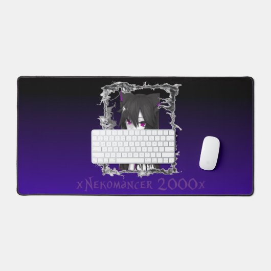 xNekomancer 2000x Gaming Desk Mat / Laptop Mat (Keyboard & Muis)