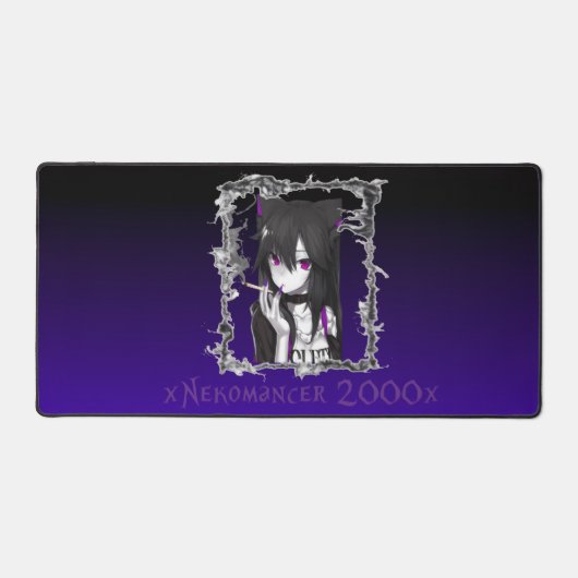 xNekomancer 2000x Gaming Desk Mat / Laptop Mat (Voorkant)