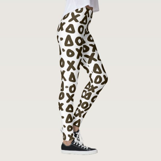 XO geometric marker marks Leggings (Rechts)
