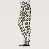 XO geometrische markeringstekens Leggings (Links)